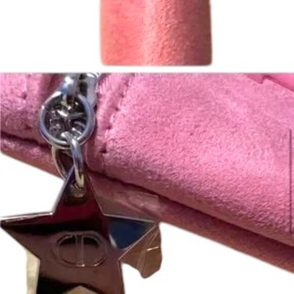 DIOR LARGE PINK 3D LOGO
CLUTCH "DIOR" IN SUEDE AND IN PINK.
NWOT RARE NEW!! - Picture 3 of 7